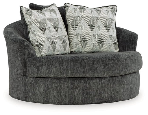 Biddeford Oversized Swivel Accent Chair - Premium Chair from Ashley Furniture - Just $647.25! Shop now at Furniture Wholesale Plus  We are the best furniture store in Nashville, Hendersonville, Goodlettsville, Madison, Antioch, Mount Juliet, Lebanon, Gallatin, Springfield, Murfreesboro, Franklin, Brentwood