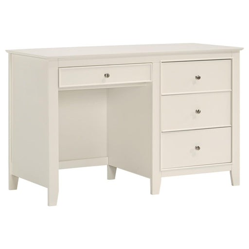 Selena Contemporary White Desk - Premium Desk from Coaster Z2 Standard - Just $518! Shop now at Furniture Wholesale Plus  We are the best furniture store in Nashville, Hendersonville, Goodlettsville, Madison, Antioch, Mount Juliet, Lebanon, Gallatin, Springfield, Murfreesboro, Franklin, Brentwood