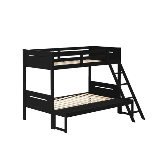 405052BLK TWIN/FULL BUNK BED - Premium Bunk Bed from Coaster Z2 Standard - Just $558! Shop now at Furniture Wholesale Plus  We are the best furniture store in Nashville, Hendersonville, Goodlettsville, Madison, Antioch, Mount Juliet, Lebanon, Gallatin, Springfield, Murfreesboro, Franklin, Brentwood