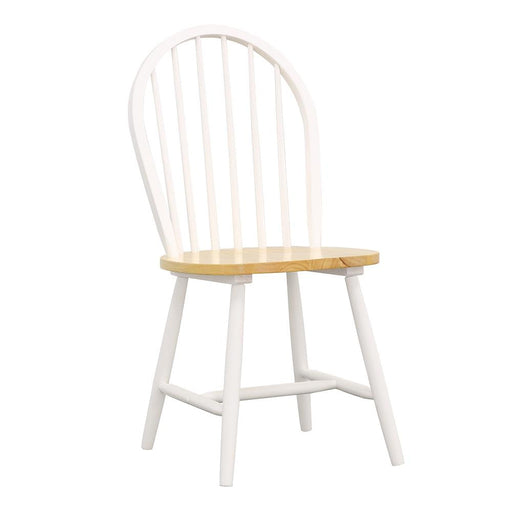 Country Two Tone Natural Wood Dining Chair - Premium Dining Chair from Coaster Z2 Standard - Just $76! Shop now at Furniture Wholesale Plus  We are the best furniture store in Nashville, Hendersonville, Goodlettsville, Madison, Antioch, Mount Juliet, Lebanon, Gallatin, Springfield, Murfreesboro, Franklin, Brentwood