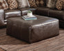 Jackson Furniture Denali 40" Small Ottoman in Chocolate 4378-12 - Premium Ottoman from Jackson - Just $668.20! Shop now at Furniture Wholesale Plus  We are the best furniture store in Nashville, Hendersonville, Goodlettsville, Madison, Antioch, Mount Juliet, Lebanon, Gallatin, Springfield, Murfreesboro, Franklin, Brentwood