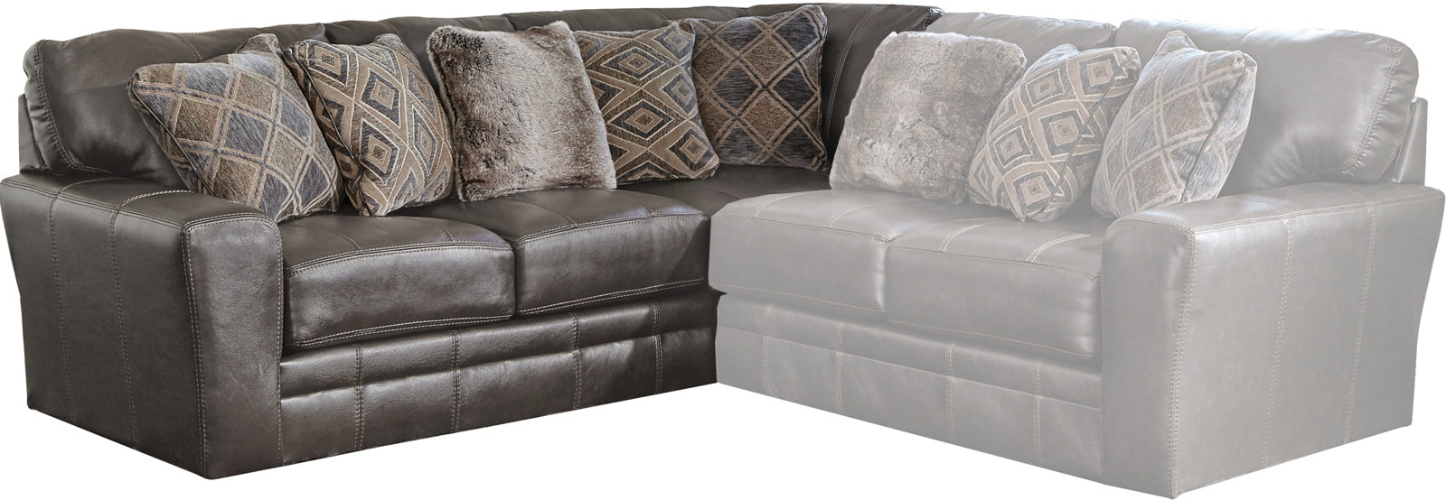 Jackson Furniture Denali LSF Section in Steel 4378-62 - Premium Sectional from Jackson - Just $1888.96! Shop now at Furniture Wholesale Plus  We are the best furniture store in Nashville, Hendersonville, Goodlettsville, Madison, Antioch, Mount Juliet, Lebanon, Gallatin, Springfield, Murfreesboro, Franklin, Brentwood