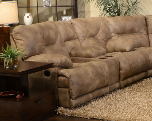 Catnapper Voyager Power Lay Flat Reclining Console Loveseat in Brandy - Premium Loveseat from Catnapper - Just $1074.72! Shop now at Furniture Wholesale Plus  We are the best furniture store in Nashville, Hendersonville, Goodlettsville, Madison, Antioch, Mount Juliet, Lebanon, Gallatin, Springfield, Murfreesboro, Franklin, Brentwood