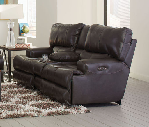 Catnapper Wembley Power Headrest w/ Lumbar Lay Flat Reclining Console Loveseat in Steel - Premium Loveseat from Catnapper - Just $2175.60! Shop now at Furniture Wholesale Plus  We are the best furniture store in Nashville, Hendersonville, Goodlettsville, Madison, Antioch, Mount Juliet, Lebanon, Gallatin, Springfield, Murfreesboro, Franklin, Brentwood