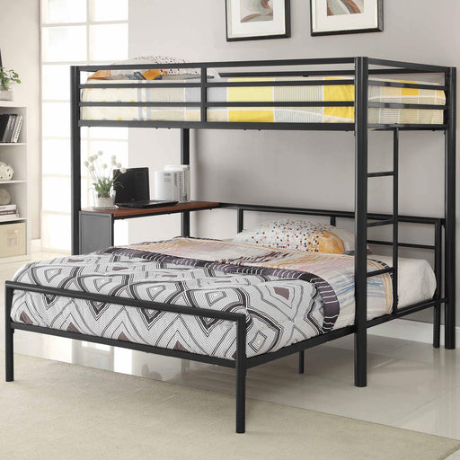 460229 S2F 2 PC SET (LOFT BED+FULL BED) - Premium Bunk Bed from Coaster Z2 Standard - Just $698! Shop now at Furniture Wholesale Plus  We are the best furniture store in Nashville, Hendersonville, Goodlettsville, Madison, Antioch, Mount Juliet, Lebanon, Gallatin, Springfield, Murfreesboro, Franklin, Brentwood