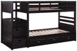 Elliott Transitional Cappuccino Twin over Twin Bunk Bed - Premium Bed from Coaster Z2 Standard - Just $958! Shop now at Furniture Wholesale Plus  We are the best furniture store in Nashville, Hendersonville, Goodlettsville, Madison, Antioch, Mount Juliet, Lebanon, Gallatin, Springfield, Murfreesboro, Franklin, Brentwood
