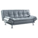 Dilleston Contemporary Dark Grey Sofa Bed - Premium Sofa from Coaster Z2 Standard - Just $538! Shop now at Furniture Wholesale Plus  We are the best furniture store in Nashville, Hendersonville, Goodlettsville, Madison, Antioch, Mount Juliet, Lebanon, Gallatin, Springfield, Murfreesboro, Franklin, Brentwood