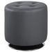 G500554 Contemporary Grey Round Ottoman - Premium Ottoman from Coaster Z2 Standard - Just $86! Shop now at Furniture Wholesale Plus  We are the best furniture store in Nashville, Hendersonville, Goodlettsville, Madison, Antioch, Mount Juliet, Lebanon, Gallatin, Springfield, Murfreesboro, Franklin, Brentwood