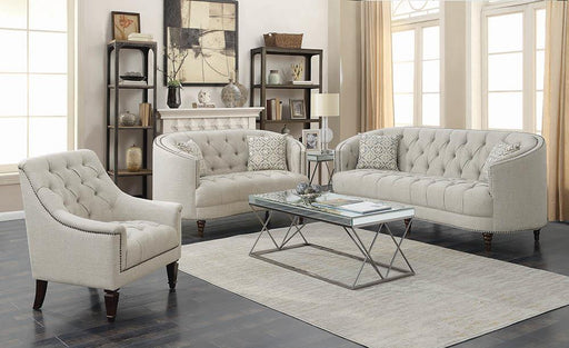 Avonlea Beige Two Piece Living Room Set - Premium Living Room Set from Coaster Z2 Standard - Just $2058! Shop now at Furniture Wholesale Plus  We are the best furniture store in Nashville, Hendersonville, Goodlettsville, Madison, Antioch, Mount Juliet, Lebanon, Gallatin, Springfield, Murfreesboro, Franklin, Brentwood