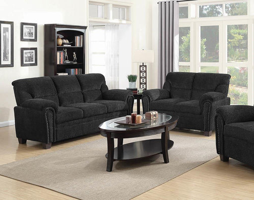 Clemintine Grey Two Piece Living Room Set - Premium Living Room Set from Coaster Z2 Standard - Just $1178! Shop now at Furniture Wholesale Plus  We are the best furniture store in Nashville, Hendersonville, Goodlettsville, Madison, Antioch, Mount Juliet, Lebanon, Gallatin, Springfield, Murfreesboro, Franklin, Brentwood