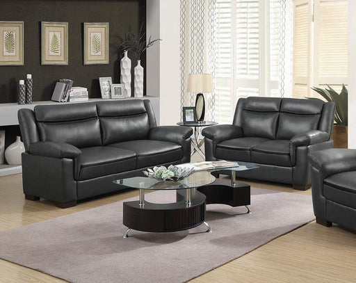 Arabella Brown Faux Leather Two Piece Living Room Set - Premium Living Room Set from Coaster Z2 Standard - Just $1158! Shop now at Furniture Wholesale Plus  We are the best furniture store in Nashville, Hendersonville, Goodlettsville, Madison, Antioch, Mount Juliet, Lebanon, Gallatin, Springfield, Murfreesboro, Franklin, Brentwood