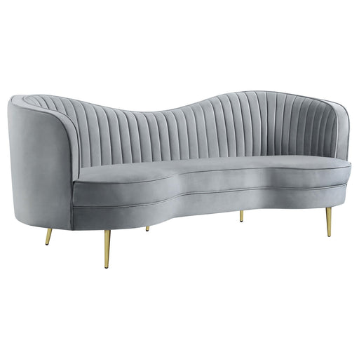 Sophia Upholstered Sofa - Premium Sofa from Coaster Z2 Standard - Just $878! Shop now at Furniture Wholesale Plus  We are the best furniture store in Nashville, Hendersonville, Goodlettsville, Madison, Antioch, Mount Juliet, Lebanon, Gallatin, Springfield, Murfreesboro, Franklin, Brentwood