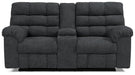 Wilhurst Reclining Loveseat with Console - Premium Loveseat from Ashley Furniture - Just $802.44! Shop now at Furniture Wholesale Plus  We are the best furniture store in Nashville, Hendersonville, Goodlettsville, Madison, Antioch, Mount Juliet, Lebanon, Gallatin, Springfield, Murfreesboro, Franklin, Brentwood