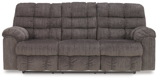 Acieona Reclining Sofa with Drop Down Table - Premium Sofa from Ashley Furniture - Just $832.92! Shop now at Furniture Wholesale Plus  We are the best furniture store in Nashville, Hendersonville, Goodlettsville, Madison, Antioch, Mount Juliet, Lebanon, Gallatin, Springfield, Murfreesboro, Franklin, Brentwood