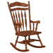 Traditional Medium Brown Rocking Chair - Premium Rocker Chair from Coaster Z2 Standard - Just $270! Shop now at Furniture Wholesale Plus  We are the best furniture store in Nashville, Hendersonville, Goodlettsville, Madison, Antioch, Mount Juliet, Lebanon, Gallatin, Springfield, Murfreesboro, Franklin, Brentwood