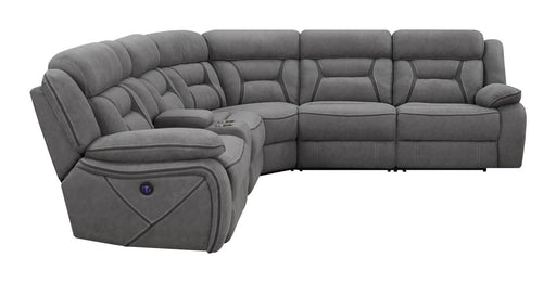 Camargue Casual Grey Motion Sectional - Premium Sectional from Coaster Z2 Standard - Just $3258! Shop now at Furniture Wholesale Plus  We are the best furniture store in Nashville, Hendersonville, Goodlettsville, Madison, Antioch, Mount Juliet, Lebanon, Gallatin, Springfield, Murfreesboro, Franklin, Brentwood