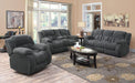 Weissman Grey Three Piece Living Room Set - Premium Motion Sofa from Coaster Z2 Standard - Just $2894! Shop now at Furniture Wholesale Plus  We are the best furniture store in Nashville, Hendersonville, Goodlettsville, Madison, Antioch, Mount Juliet, Lebanon, Gallatin, Springfield, Murfreesboro, Franklin, Brentwood