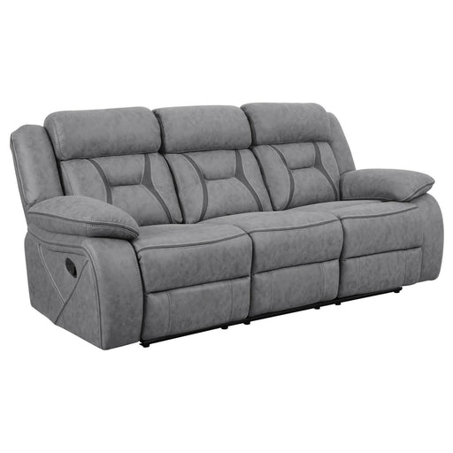 Houston Casual Stone Motion Sofa - Premium Sofa from Coaster Z2 Standard - Just $1138! Shop now at Furniture Wholesale Plus  We are the best furniture store in Nashville, Hendersonville, Goodlettsville, Madison, Antioch, Mount Juliet, Lebanon, Gallatin, Springfield, Murfreesboro, Franklin, Brentwood