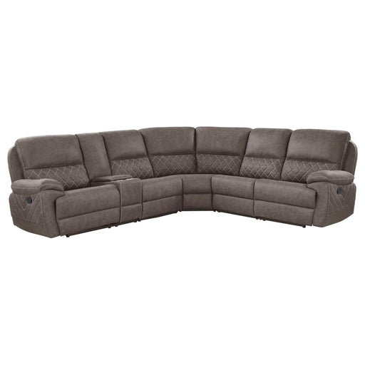 G608980 6 Pc Motion Sectional - Premium Sectional from Coaster Z2 Standard - Just $2358! Shop now at Furniture Wholesale Plus  We are the best furniture store in Nashville, Hendersonville, Goodlettsville, Madison, Antioch, Mount Juliet, Lebanon, Gallatin, Springfield, Murfreesboro, Franklin, Brentwood