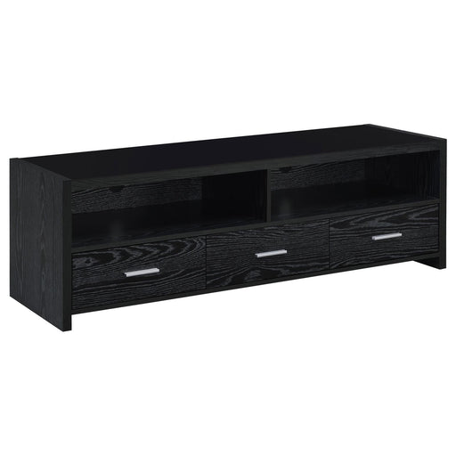 G700645 Contemporary Black Oak TV Console - Premium TV Stand from Coaster Z2 Standard - Just $258! Shop now at Furniture Wholesale Plus  We are the best furniture store in Nashville, Hendersonville, Goodlettsville, Madison, Antioch, Mount Juliet, Lebanon, Gallatin, Springfield, Murfreesboro, Franklin, Brentwood