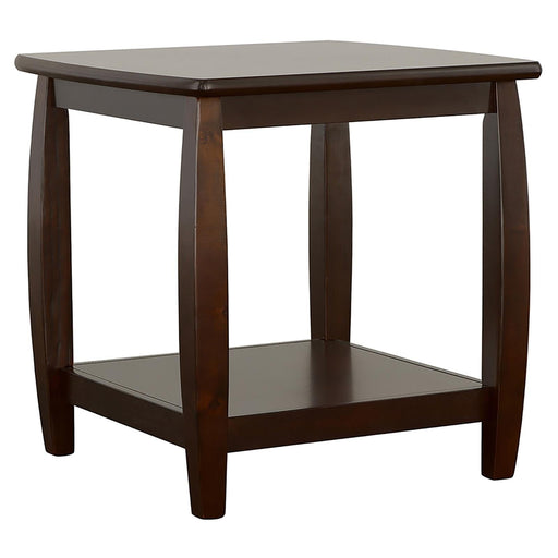 Wood Top Espresso End Table - Premium End Table from Coaster Z2 Standard - Just $158! Shop now at Furniture Wholesale Plus  We are the best furniture store in Nashville, Hendersonville, Goodlettsville, Madison, Antioch, Mount Juliet, Lebanon, Gallatin, Springfield, Murfreesboro, Franklin, Brentwood