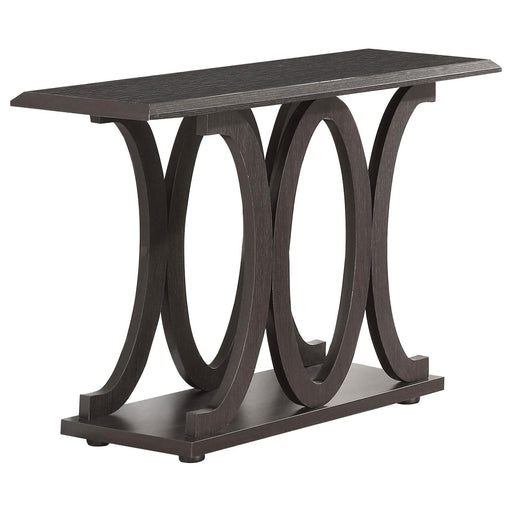 G703148 Casual Cappuccino Sofa Table - Premium Sofa Table from Coaster Z2 Standard - Just $238! Shop now at Furniture Wholesale Plus  We are the best furniture store in Nashville, Hendersonville, Goodlettsville, Madison, Antioch, Mount Juliet, Lebanon, Gallatin, Springfield, Murfreesboro, Franklin, Brentwood