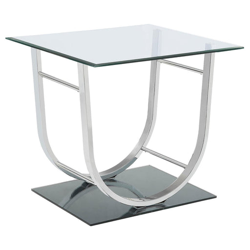G704988 Contemporary Chrome End Table - Premium End Table from Coaster Z2 Standard - Just $178! Shop now at Furniture Wholesale Plus  We are the best furniture store in Nashville, Hendersonville, Goodlettsville, Madison, Antioch, Mount Juliet, Lebanon, Gallatin, Springfield, Murfreesboro, Franklin, Brentwood