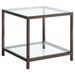 G720228 Contemporary Black Nickel Side Table - Premium End Table from Coaster Z2 Standard - Just $170! Shop now at Furniture Wholesale Plus  We are the best furniture store in Nashville, Hendersonville, Goodlettsville, Madison, Antioch, Mount Juliet, Lebanon, Gallatin, Springfield, Murfreesboro, Franklin, Brentwood