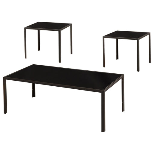 G720457 Contemporary Black Three Piece Set - Premium End Table from Coaster Z2 Standard - Just $130! Shop now at Furniture Wholesale Plus  We are the best furniture store in Nashville, Hendersonville, Goodlettsville, Madison, Antioch, Mount Juliet, Lebanon, Gallatin, Springfield, Murfreesboro, Franklin, Brentwood