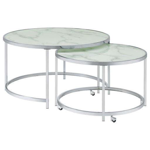 721528 2 PC NESTING COFFEE TABLE - Premium Coffee Table from Coaster Z2 Standard - Just $270! Shop now at Furniture Wholesale Plus  We are the best furniture store in Nashville, Hendersonville, Goodlettsville, Madison, Antioch, Mount Juliet, Lebanon, Gallatin, Springfield, Murfreesboro, Franklin, Brentwood