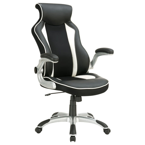 G800048 Contemporary Black and White Office Chair - Premium Office Chair Lowest from Coaster Z2 Standard - Just $270! Shop now at Furniture Wholesale Plus  We are the best furniture store in Nashville, Hendersonville, Goodlettsville, Madison, Antioch, Mount Juliet, Lebanon, Gallatin, Springfield, Murfreesboro, Franklin, Brentwood