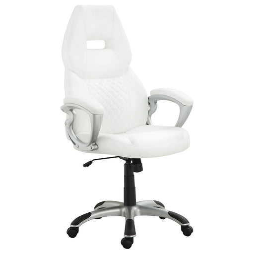 G800150 Contemporary White Office Chair - Premium Office Chair from Coaster Z2 Standard - Just $250! Shop now at Furniture Wholesale Plus  We are the best furniture store in Nashville, Hendersonville, Goodlettsville, Madison, Antioch, Mount Juliet, Lebanon, Gallatin, Springfield, Murfreesboro, Franklin, Brentwood