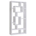 Geometric Cube White Bookcase - Premium Bookcase from Coaster Z2 Standard - Just $230! Shop now at Furniture Wholesale Plus  We are the best furniture store in Nashville, Hendersonville, Goodlettsville, Madison, Antioch, Mount Juliet, Lebanon, Gallatin, Springfield, Murfreesboro, Franklin, Brentwood