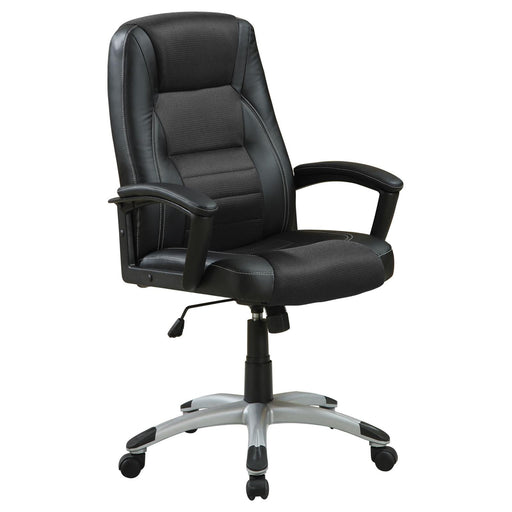 G800209 Casual Black Office Chair - Premium Office Chair from Coaster Z2 Standard - Just $218! Shop now at Furniture Wholesale Plus  We are the best furniture store in Nashville, Hendersonville, Goodlettsville, Madison, Antioch, Mount Juliet, Lebanon, Gallatin, Springfield, Murfreesboro, Franklin, Brentwood