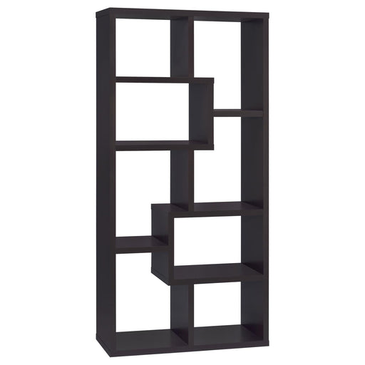 G800264 Casual Cappuccino Bookcase - Premium Bookcase from Coaster Z2 Standard - Just $210! Shop now at Furniture Wholesale Plus  We are the best furniture store in Nashville, Hendersonville, Goodlettsville, Madison, Antioch, Mount Juliet, Lebanon, Gallatin, Springfield, Murfreesboro, Franklin, Brentwood