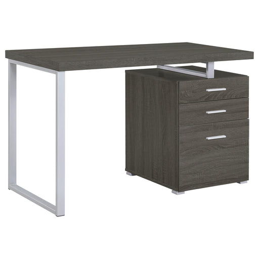 G800520 Contemporary Weathered Grey Writing Desk - Premium Desk from Coaster Z2 Standard - Just $238! Shop now at Furniture Wholesale Plus  We are the best furniture store in Nashville, Hendersonville, Goodlettsville, Madison, Antioch, Mount Juliet, Lebanon, Gallatin, Springfield, Murfreesboro, Franklin, Brentwood