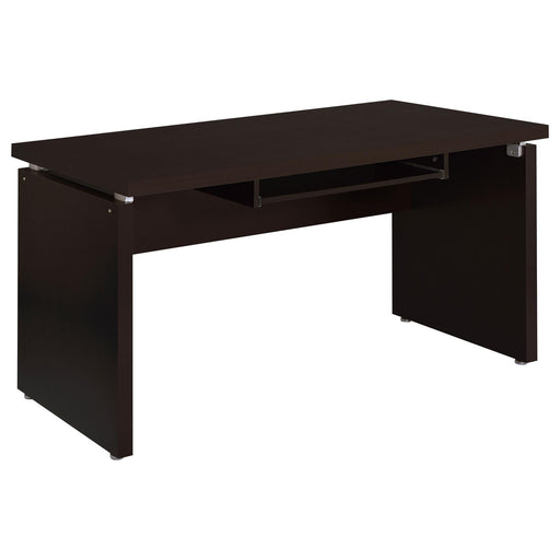 Skylar Contemporary Cappuccino Computer Desk - Premium Desk from Coaster Z2 Standard - Just $198! Shop now at Furniture Wholesale Plus  We are the best furniture store in Nashville, Hendersonville, Goodlettsville, Madison, Antioch, Mount Juliet, Lebanon, Gallatin, Springfield, Murfreesboro, Franklin, Brentwood