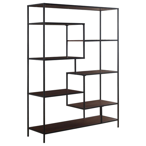 Modern Black Metal Bookcase - Premium Bookcase from Coaster Z2 Standard - Just $278! Shop now at Furniture Wholesale Plus  We are the best furniture store in Nashville, Hendersonville, Goodlettsville, Madison, Antioch, Mount Juliet, Lebanon, Gallatin, Springfield, Murfreesboro, Franklin, Brentwood