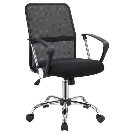 Modern Black Mesh Back Office Chair - Premium Office Chair from Coaster Z2 Standard - Just $118! Shop now at Furniture Wholesale Plus  We are the best furniture store in Nashville, Hendersonville, Goodlettsville, Madison, Antioch, Mount Juliet, Lebanon, Gallatin, Springfield, Murfreesboro, Franklin, Brentwood