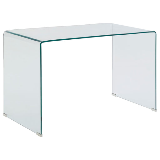 G801581 Contemporary Clear Glass Writing Desk - Premium Desk from Coaster Z2 Standard - Just $458! Shop now at Furniture Wholesale Plus  We are the best furniture store in Nashville, Hendersonville, Goodlettsville, Madison, Antioch, Mount Juliet, Lebanon, Gallatin, Springfield, Murfreesboro, Franklin, Brentwood
