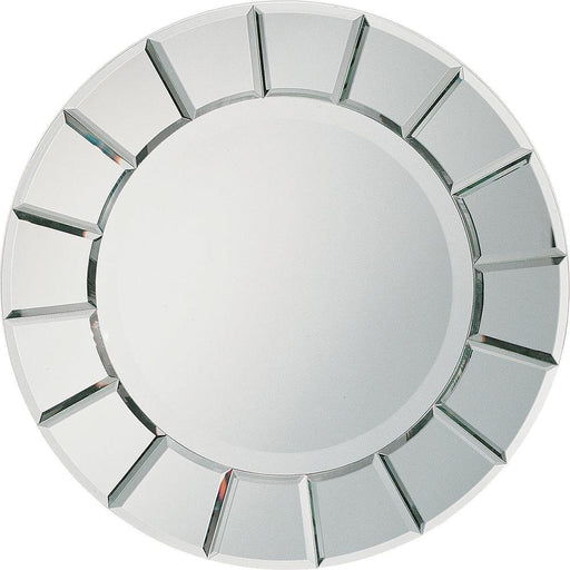 G8637 Contemporary Clear Mirror - Premium Sun Shape Mirror from Coaster Z2 Standard - Just $170! Shop now at Furniture Wholesale Plus  We are the best furniture store in Nashville, Hendersonville, Goodlettsville, Madison, Antioch, Mount Juliet, Lebanon, Gallatin, Springfield, Murfreesboro, Franklin, Brentwood