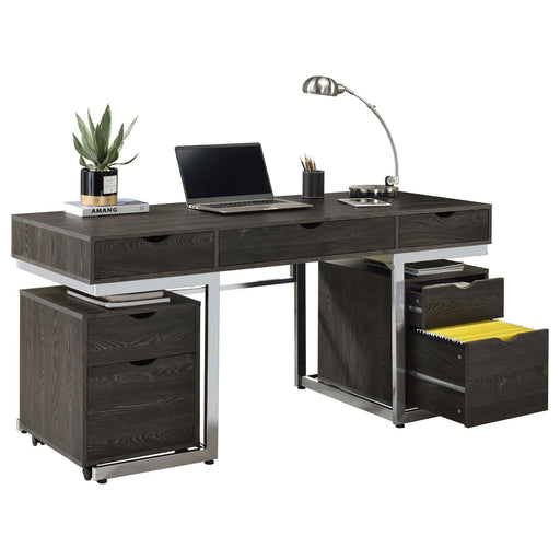 881571 S3 3 PC DESK SET - Premium Home Office Set from Coaster Z2 Standard - Just $598! Shop now at Furniture Wholesale Plus  We are the best furniture store in Nashville, Hendersonville, Goodlettsville, Madison, Antioch, Mount Juliet, Lebanon, Gallatin, Springfield, Murfreesboro, Franklin, Brentwood