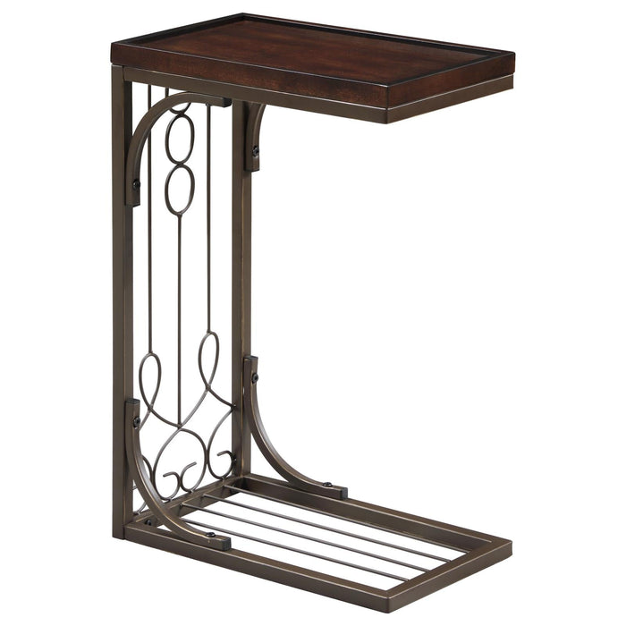 Traditional Brown Snack Table - Premium Snack Table from Coaster Z2 Standard - Just $78! Shop now at Furniture Wholesale Plus  We are the best furniture store in Nashville, Hendersonville, Goodlettsville, Madison, Antioch, Mount Juliet, Lebanon, Gallatin, Springfield, Murfreesboro, Franklin, Brentwood