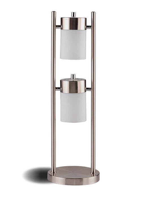 G900732 Casual Silver Lamp - Premium Table Lamp from Coaster Z2 Standard - Just $102! Shop now at Furniture Wholesale Plus  We are the best furniture store in Nashville, Hendersonville, Goodlettsville, Madison, Antioch, Mount Juliet, Lebanon, Gallatin, Springfield, Murfreesboro, Franklin, Brentwood