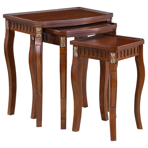 Traditional Warm Brown Nesting Table - Premium Nesting Table from Coaster Z2 Standard - Just $278! Shop now at Furniture Wholesale Plus  We are the best furniture store in Nashville, Hendersonville, Goodlettsville, Madison, Antioch, Mount Juliet, Lebanon, Gallatin, Springfield, Murfreesboro, Franklin, Brentwood