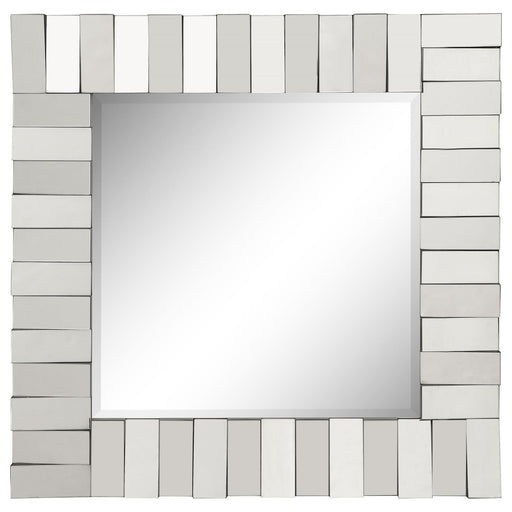 G901806 Contemporary Square Mirror - Premium Mirror from Coaster Z2 Standard - Just $210! Shop now at Furniture Wholesale Plus  We are the best furniture store in Nashville, Hendersonville, Goodlettsville, Madison, Antioch, Mount Juliet, Lebanon, Gallatin, Springfield, Murfreesboro, Franklin, Brentwood