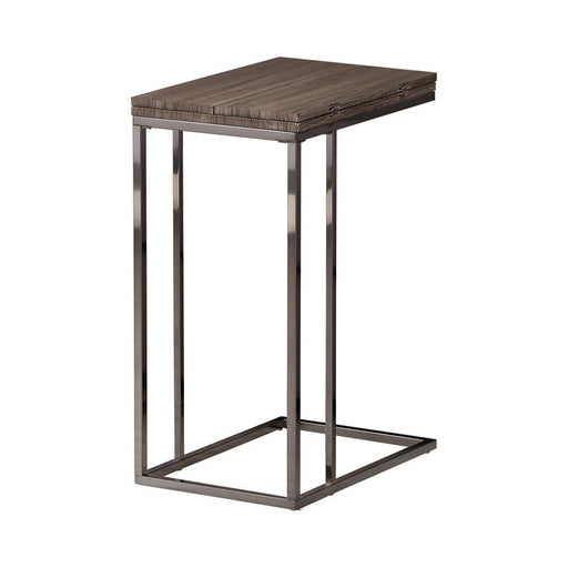 Transitional Black Nickel Snack Table - Premium Snack Table from Coaster Z2 Standard - Just $78! Shop now at Furniture Wholesale Plus  We are the best furniture store in Nashville, Hendersonville, Goodlettsville, Madison, Antioch, Mount Juliet, Lebanon, Gallatin, Springfield, Murfreesboro, Franklin, Brentwood