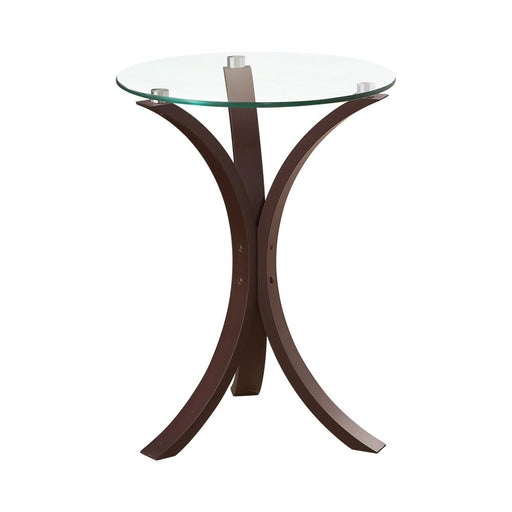 G902867 Transitional Cappuccino Accent Table - Premium Snack Table from Coaster Z2 Standard - Just $62! Shop now at Furniture Wholesale Plus  We are the best furniture store in Nashville, Hendersonville, Goodlettsville, Madison, Antioch, Mount Juliet, Lebanon, Gallatin, Springfield, Murfreesboro, Franklin, Brentwood