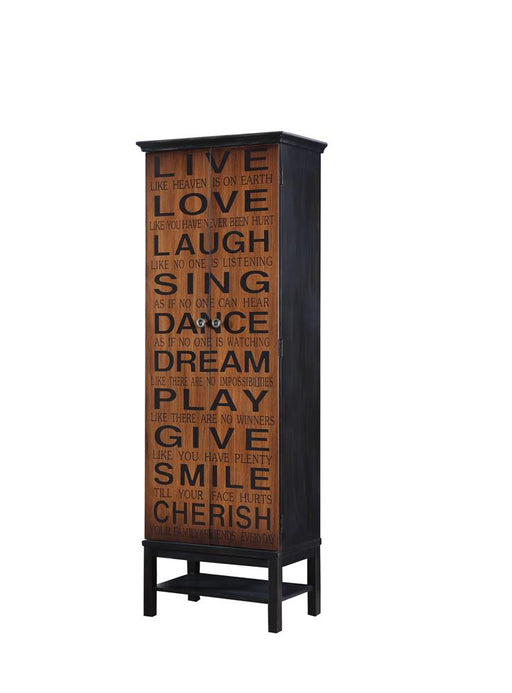 Transitional Rich Brown and Black Accent Cabinet - Premium Accent Cabinet from Coaster Z2 Standard - Just $678! Shop now at Furniture Wholesale Plus  We are the best furniture store in Nashville, Hendersonville, Goodlettsville, Madison, Antioch, Mount Juliet, Lebanon, Gallatin, Springfield, Murfreesboro, Franklin, Brentwood