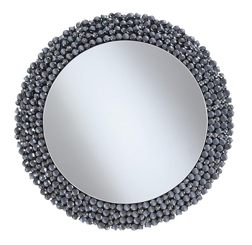 G960077 Contemporary Silver Wall Mirror - Premium Wall Mirror from Coaster Z2 Standard - Just $230! Shop now at Furniture Wholesale Plus  We are the best furniture store in Nashville, Hendersonville, Goodlettsville, Madison, Antioch, Mount Juliet, Lebanon, Gallatin, Springfield, Murfreesboro, Franklin, Brentwood